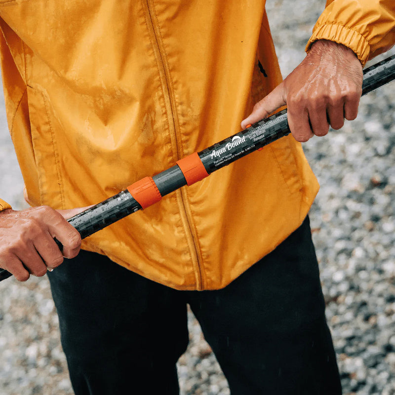 Lade das Bild in Galerie -Viewer, Aqua Bound Whiskey Carbon Doppelpaddel Detailaufnahme