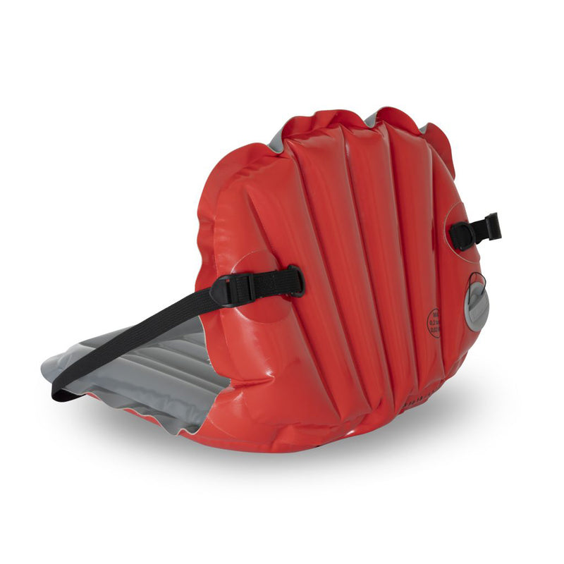 Load image into Gallery viewer, Gumotex Seashine Sitz in grau und rot von hinten