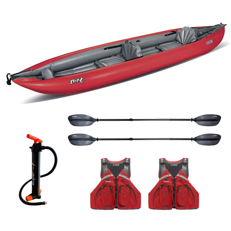 Načtěte obrázek do galerijního prohlížeče, Gumotex Twist 2/1 Touring Set in rot