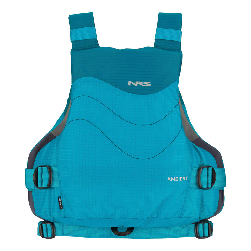 Lade das Bild in Galerie -Viewer, NRS Ambient Schwimmweste in hellblau von hinten