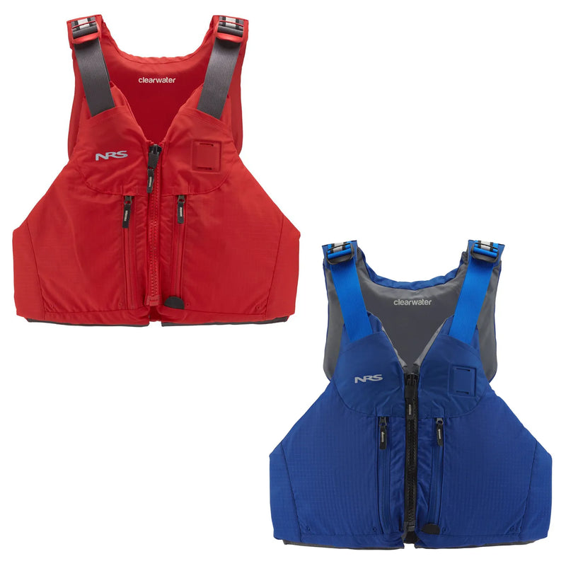 Carica immagine in Galleria Viewer, NRS Clearwater Schwimmweste (Modell 2023) in rot und blau