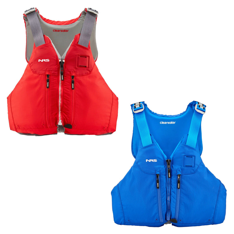 Lade das Bild in Galerie -Viewer, NRS Clearwater Schwimmweste in rot und blau