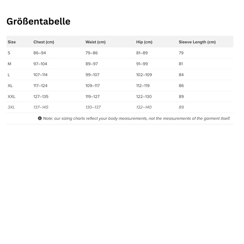 Lade das Bild in Galerie -Viewer, NRS Größentabelle Neoprenjacke Ignitor Männer