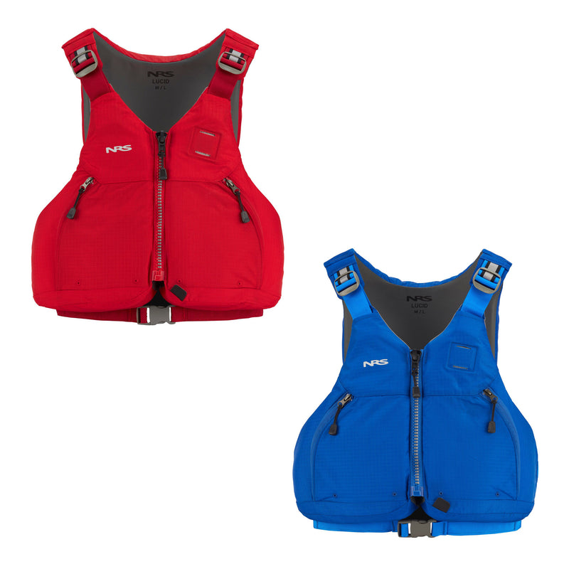 Töltse be a képet a galérianézegetőbe, NRS Lucid Schwimmweste in blau und rot