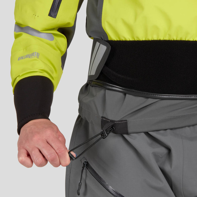 Load image into Gallery viewer, NRS Orion Trockenjacke Damen in Lime Detailaufnahme