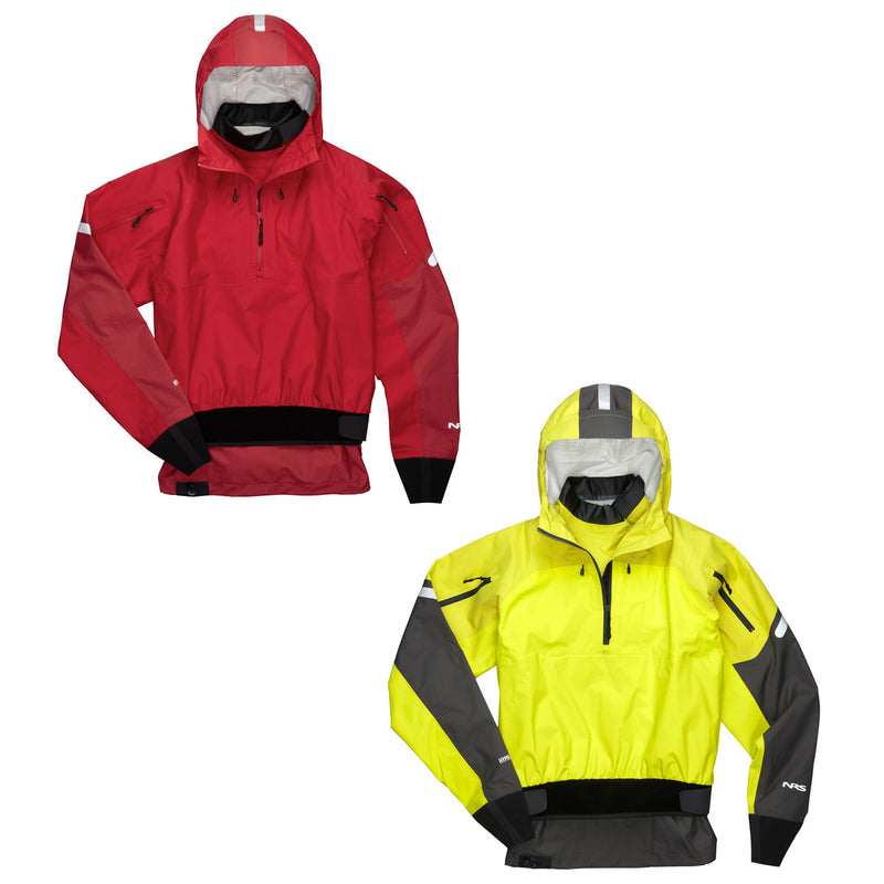 Laad de foto op in Galerie -Viewer, NRS Riptide Paddeljacke (Modell 2025) in rot und gelb