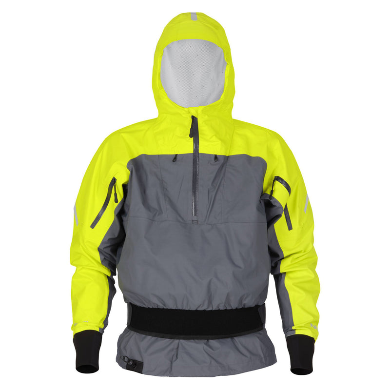 Cargue la imagen en el visor de la galería, NRS Riptide Paddeljacke in Chartreuse Grey