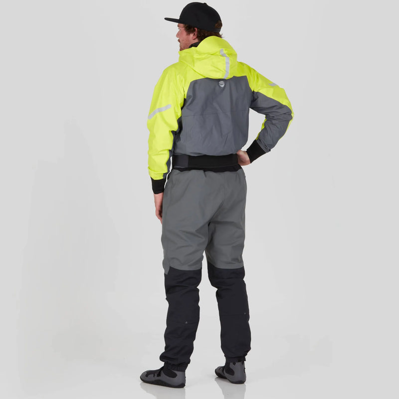 Cargue la imagen en el visor de la galería, NRS Riptide Paddeljacke in grau von hinten