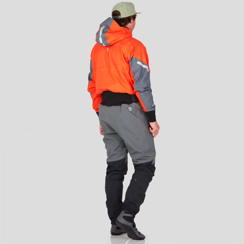 Cargue la imagen en el visor de la galería, NRS Riptide Paddeljacke in orange von hinten