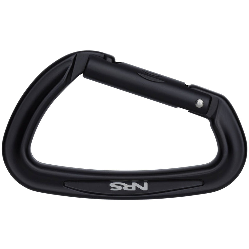 Laad de foto op in Galerie -Viewer, NRS Sliq Straight Gate Karabiner in schwarz geschlossen