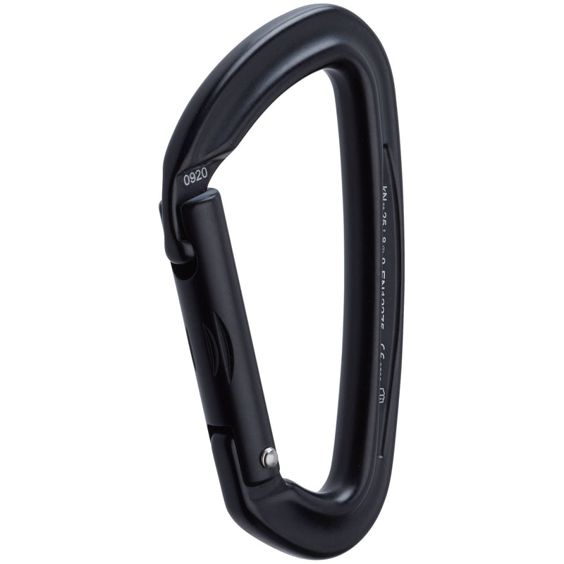 Laad de foto op in Galerie -Viewer, NRS Sliq Straight Gate Karabiner in schwarz