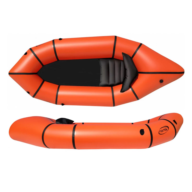 Lade das Bild in Galerie -Viewer, Nortik TrekRaft Packraft ohne Verdeck in orange