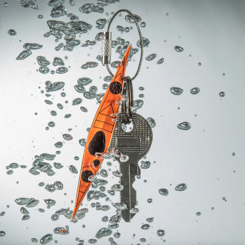 Lade das Bild in Galerie -Viewer, Hobkey Schlüsselanhänger Seekajak in orange