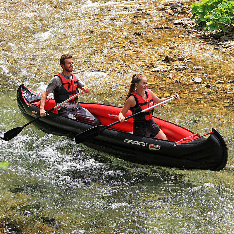 Töltse be a képet a galérianézegetőbe, Steve mit Paddlerin im Grabner Adventure Kanu