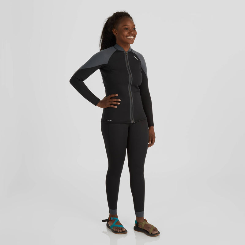 Lade das Bild in Galerie -Viewer, NRS Women's Ignitor Pant Neoprenhose getragen von vorne