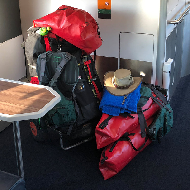 Carica immagine in Galleria Viewer, Eckla Foldy Kanuwagen pannensicher im Zug