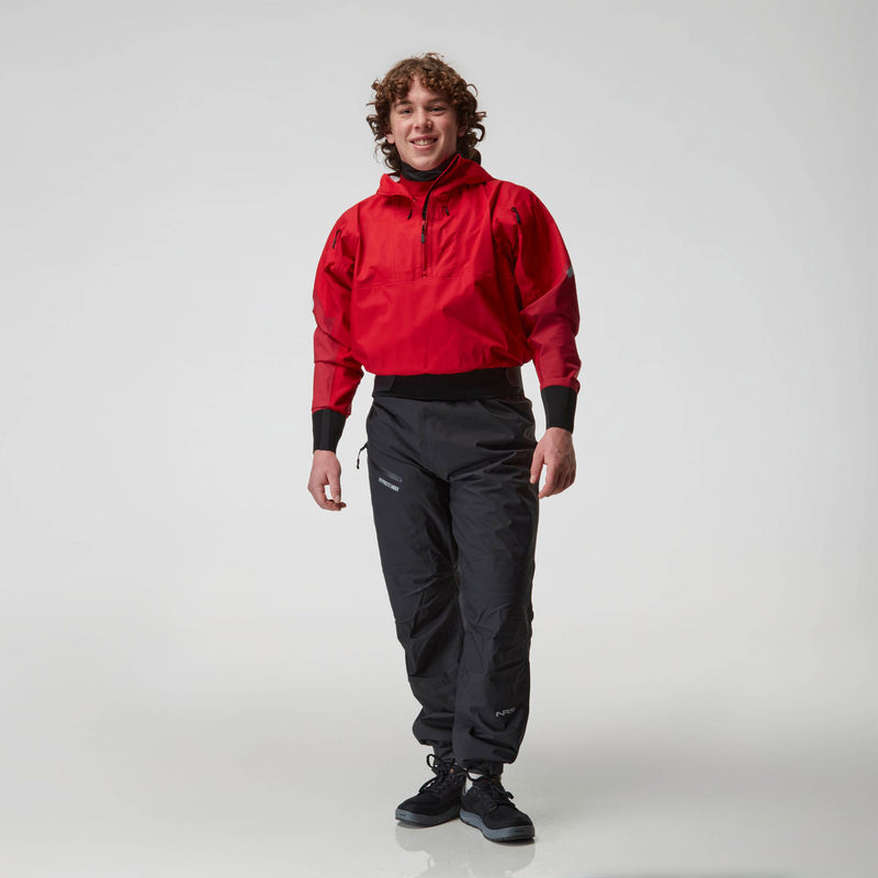 Laad de foto op in Galerie -Viewer, NRS Riptide Paddeljacke (Modell 2025) in rot getragen