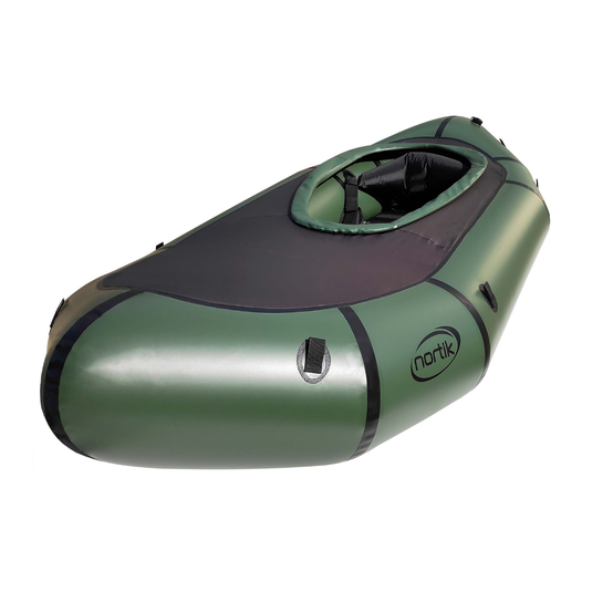 Nortik TrekRaft Packraft in grün mit Verdeck