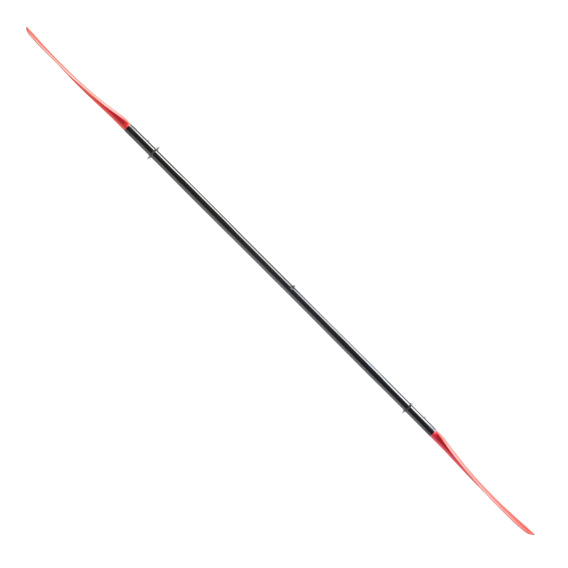 Lade das Bild in Galerie -Viewer, Aqua Bound Manta Ray Fiberglas Doppelpaddel von der Seite
