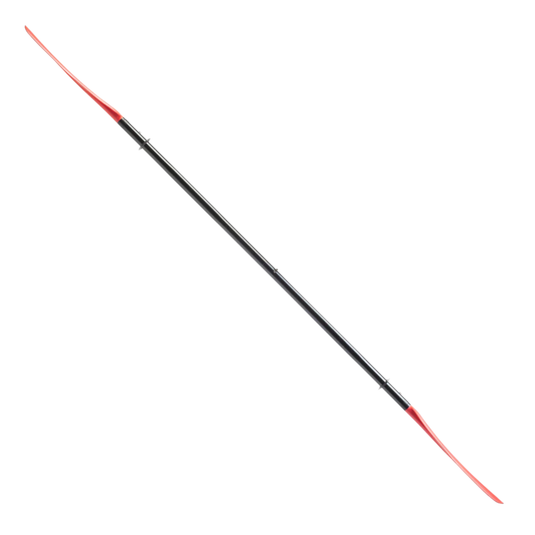 Aqua Bound Manta Ray Fiberglas Doppelpaddel von der Seite