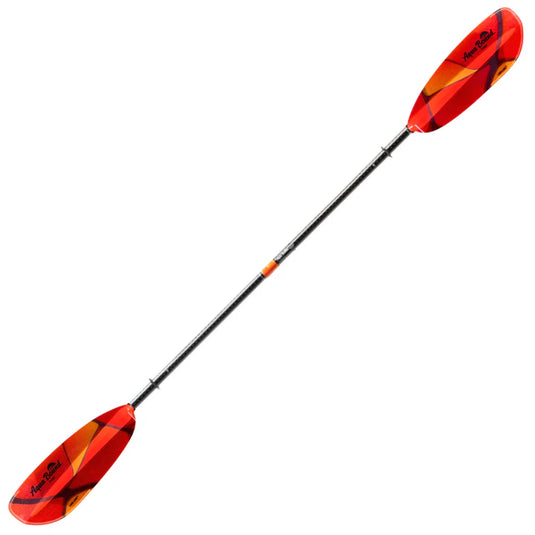 AquaBound Tango Fiberglas Doppelpaddel in Flare/Rot