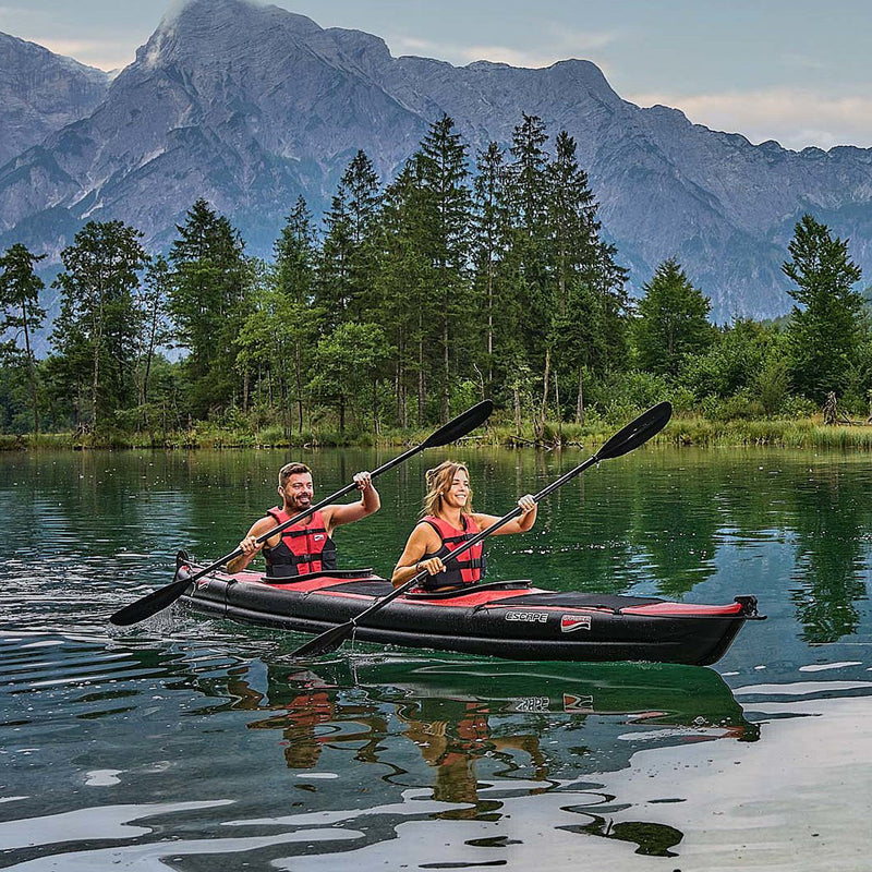 Carica immagine in Galleria Viewer, Grabner Escape 2 Kajak am Almsee vor Bergen
