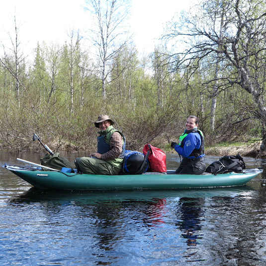 Gumotex Palava in grün im Einsatz