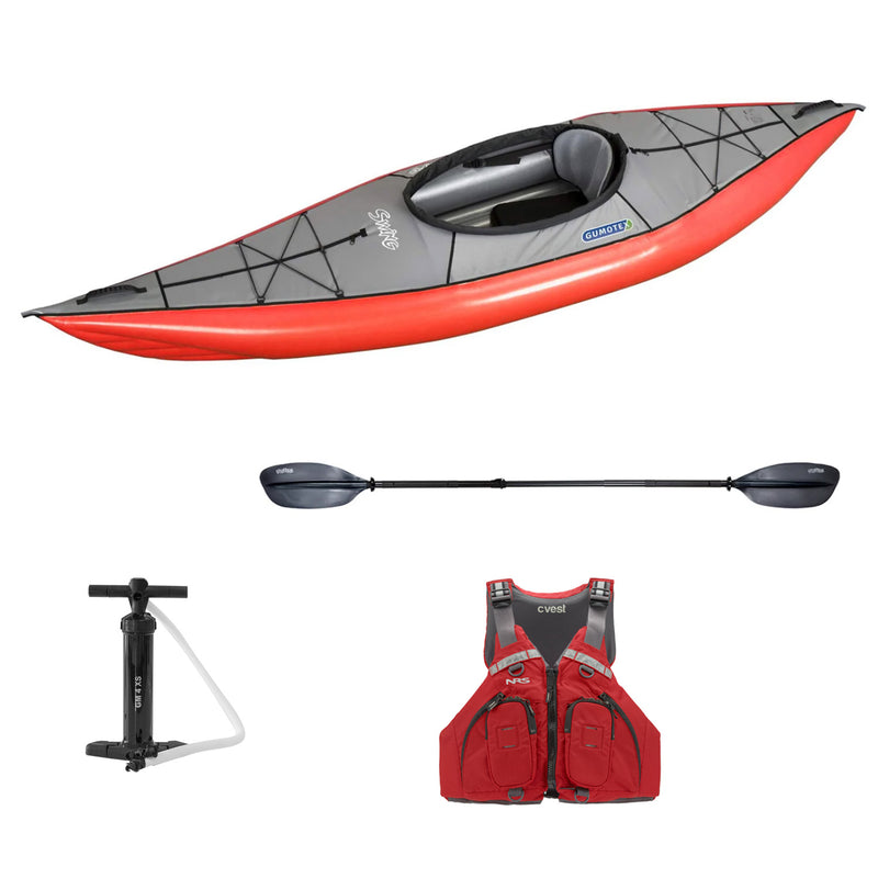 Načtěte obrázek do galerijního prohlížeče, Gumotex Swing 1 Touring Set in rot
