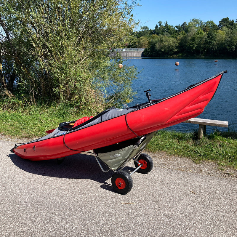 Load image into Gallery viewer, Eckla Beach Rolly Canoe Trolley
