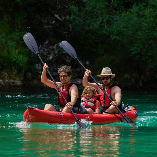 Gumotex Thaya im Einsatz mit 3 Personen