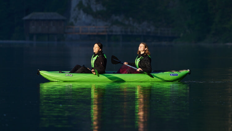 Gumotex Twist 2/1 in grün auf See