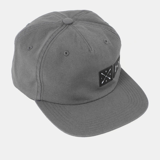 Hiko Mantra Schirmkappe in grau seitlich