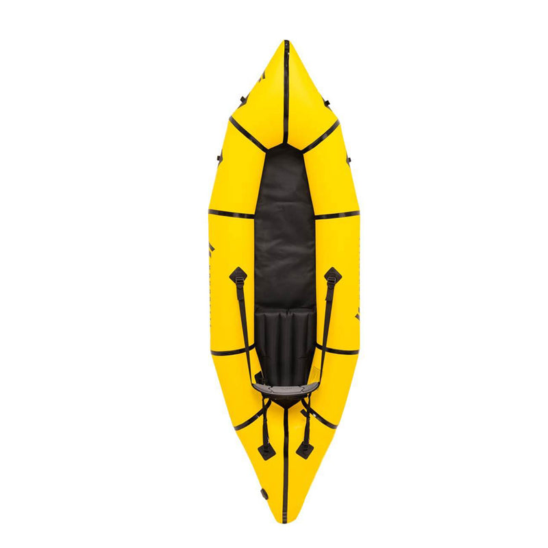 Load image into Gallery viewer, Kokopelli Twain-Lite Packraft in gelb von oben
