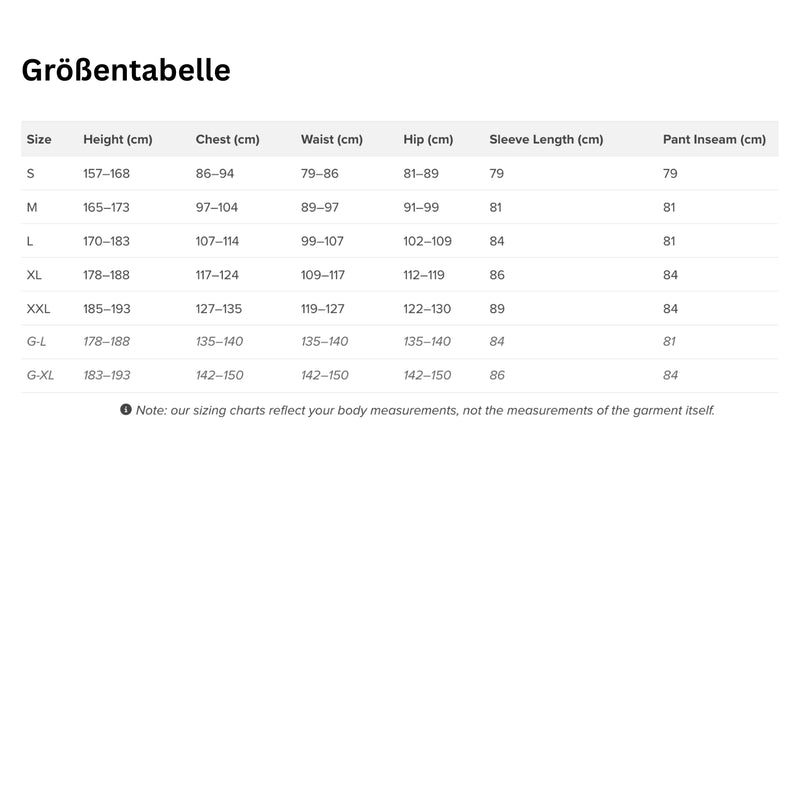 Laad de foto op in Galerie -Viewer, NRS Größentabelle Neoprenanzug Ignitor Herren
