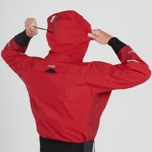 NRS Orion Trockenjacke Herren in rot von hinten