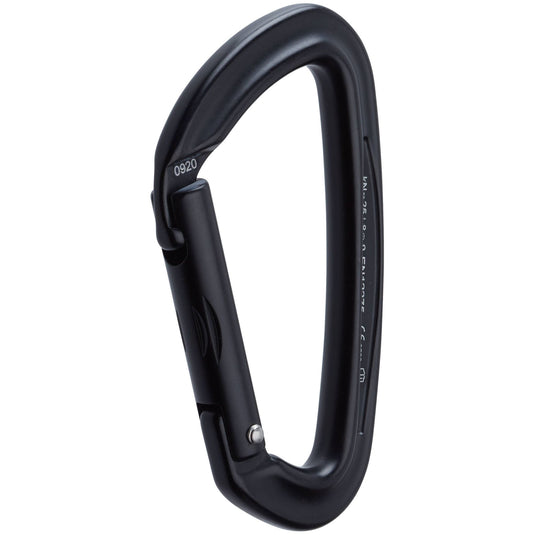 NRS Sliq Straight Gate Karabiner in schwarz