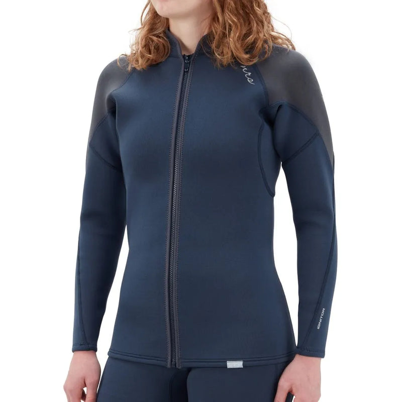 Töltse be a képet a galérianézegetőbe, NRS Women’s Ignitor Neoprenjacke von vorne
