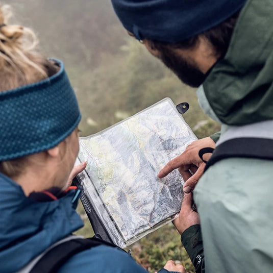 Ortlieb Map-Case Kartenhülle im Einsatz