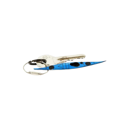 Schlüsselanhänger Seekajak in blau