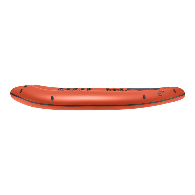 Load image into Gallery viewer, Nortik DUO Expedition Packraft in orange Seitenansicht
