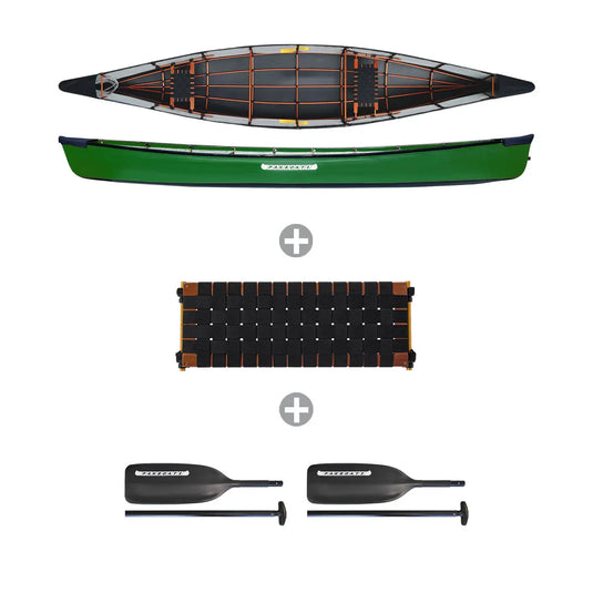 Pakboats PakCanoe 160 Jubelpaket in grün