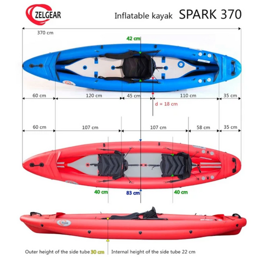 Zelgear Spark 370 Spezifikationen